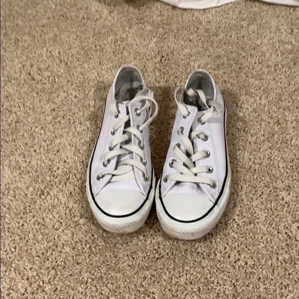 Leather converse